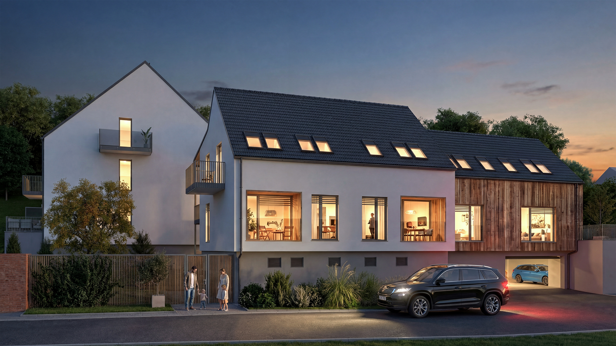 Skyline Rovná Tuchoměřice